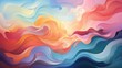 Beautiful Sky Background Unusual Cirrus Clouds, Background Banner HD, Illustrations , Cartoon style