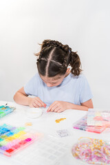 Wall Mural - Colorful Clay Beads Set for Creative Kids' Bracelet Making