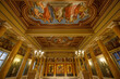 © CesareFerrari - Budapest, Hungary - December 8, 2023: interior view of Hungarian National Museum Magyar Nemzeti Múzeum, no people are visible.