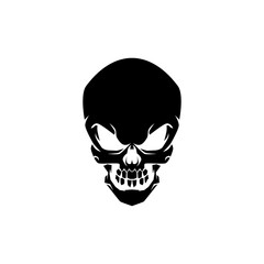 Wall Mural - Cool skull logo. Skull vector illustration.