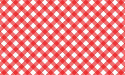 Fototapete - abstract seamless red plaid line pattern.