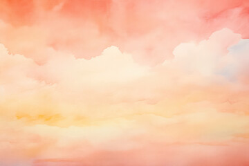 Wall Mural - background sky pink clouds yellow abstract background nature orange pastel bright