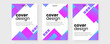 © Roisa - Colorful colourful vector abstract modern covers with shapes. Creative templates for report, corporate, ads, branding, banner, cover, label, poster, sales