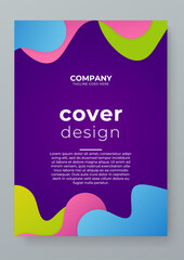 Colorful colourful vector abstract shapes cover design. Creative templates for report, corporate, ads, branding, banner, cover, label, poster, sales