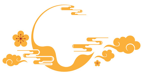 Festive Chinese New Year Icon, Symbol and Logo with Transparent Background
