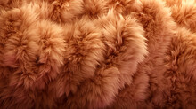 Abstract Brown Fur Background Texture Close Up.