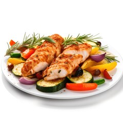 Sticker - Baked Chicken Fillet w Vegetables