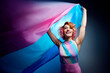 pride transgender smiling woman portrait