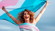 pride transgender smiling woman portrait 