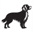 Dog Silhouette: Sleek Outlines, Active Doggos, and Artistic Depictions of Man's Best Friend - Minimallest black vector dog Silhouette
