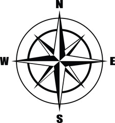 compass navigation design – directional indicator