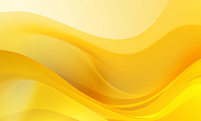 Aufkleber - Abstract yellow wavy background in the style of elegant lines