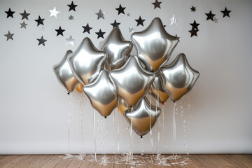 Wall Mural - balloon for party and celebration on transparent background
