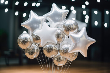 Wall Mural - balloon for party and celebration on transparent background