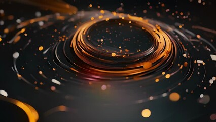 Wall Mural - Minimal animation of emotions Abstract particles swirl and move around each other, representing the complex and everchanging nature of human emotions.