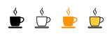Fototapeta  - coffee cup icon set vector. cup a coffee sign and symbol