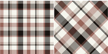 Vector Checkered Pattern Or Plaid Pattern . Tartan, Textured Seamless Plat For Flannel Shirts, Duvet Covers, Other Autumn Winter Textile Mills. Vector Format