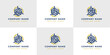 Letter WBS, WSB, BWS, BSW, SWB, SBW Hexagonal Technology Logo Set. Suitable for any business