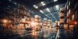 © Nattadesh - A bustling retail warehouse is packed with shelves filled with goods stored in cartons.