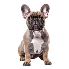 Wall Mural - French bulldog isolated on transparent background