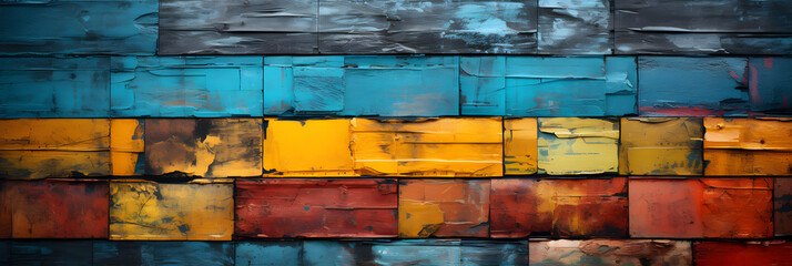 Wall Mural - abstract colourful texture background