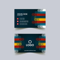Wall Mural - Creative Business Personal Business Card, Creative color , background, business card