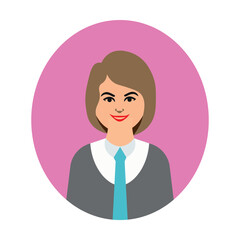 Sticker - Business Women Icon