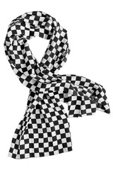 Sticker - Checkered scarf isolated