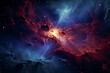 Beautiful deep space nebula