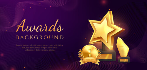 Wall Mural - Awards banner