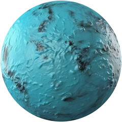 Wall Mural - Solar System - Neptune. Isolated planet on transparent