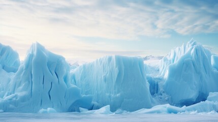 Wall Mural - Ice and glacier in Antarctica