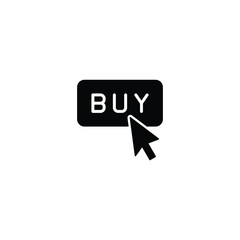 Poster - buy icon, buy sign vector illustration for web site computer and mobile app
