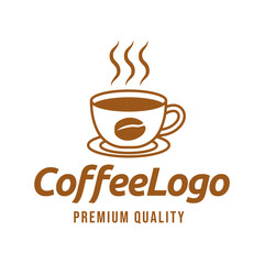 Wall Mural - Coffee, Coffe Shop, Cafe Logo Design Vector on white background