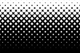 Fototapeta  - Seamless halftone vector background.Filled with black crosses .Average fade out.  