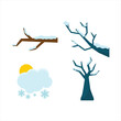 © Yeay Dsgn - Winter Element Vector Flat Design