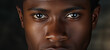 © Rehman - Half face handsome African American man staring