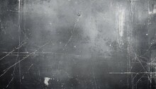 Gray Grunge Background With Scratches