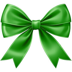 Green ribbon bow bowknot for decoration bow tie