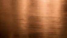 Bronze Or Copper Metal Brushed Texture