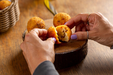 Sticker - Fried ball of cod