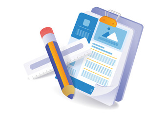 Creative user interface web layout concept