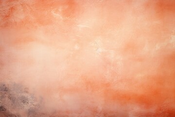 Wall Mural - Grunge wall, peach fuzz trendy color concept. Background with selective focus and copy space