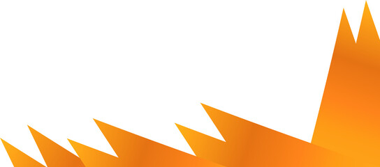 Wall Mural - Orange corner. Corner design element