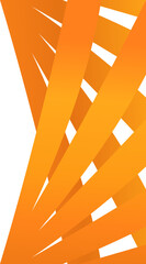 Wall Mural - Orange frame. Frame design element