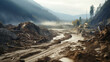 The Terrifying of a Landslide, Indications, Devastation, and the Shifting Terrain