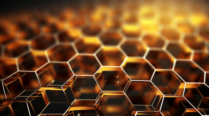 Sticker - honeycomb background HD 8K wallpaper Stock Photographic Image 