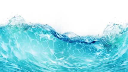 Poster - A captivating image of a massive blue wave in the middle of the ocean. Perfect for various projects and designs