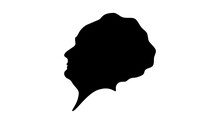 Angela Burdett-Coutts Silhouette, 1st Baroness Burdett-Coutts , High Quality Vector