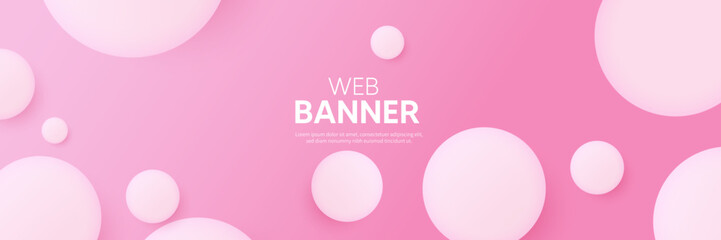 Poster - Pink Bokeh Vector Background